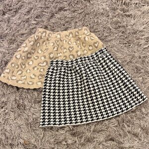 Stylish Tan and Black girls Skirt Set 2T